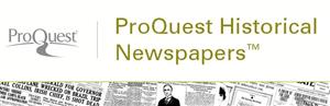 proquest historical newspapers